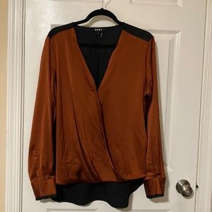 DKNY Two toned Blouse